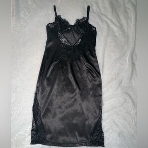 Fashion Nova Black Lace Nightgown